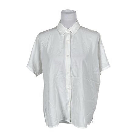 Unisex Uniqlo - Short-sleeved blouse, size 38 - White ()