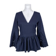 Unisex By Malina - Short-sleeved blouse, size 38 - Blue ()