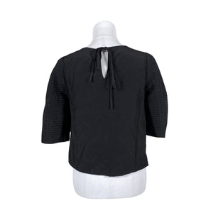 Unisex By Malina - Short-sleeved blouse, size 36 - Black (2)