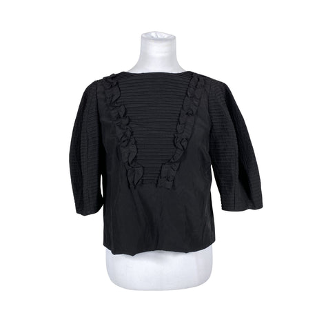 Unisex By Malina - Short-sleeved blouse, size 36 - Black ()