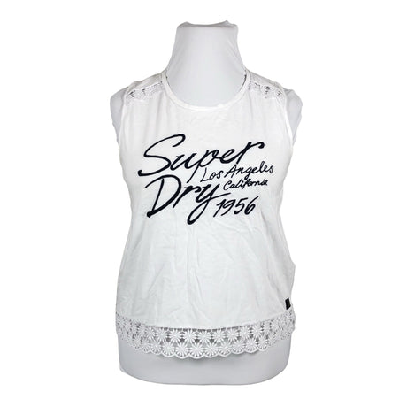 Unisex Superdry - Tricot tank top, size 42 - White ()
