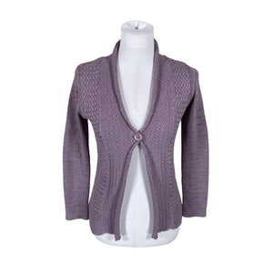 Unisex Classic Line - Cardigan, size 34 - Violet (1)