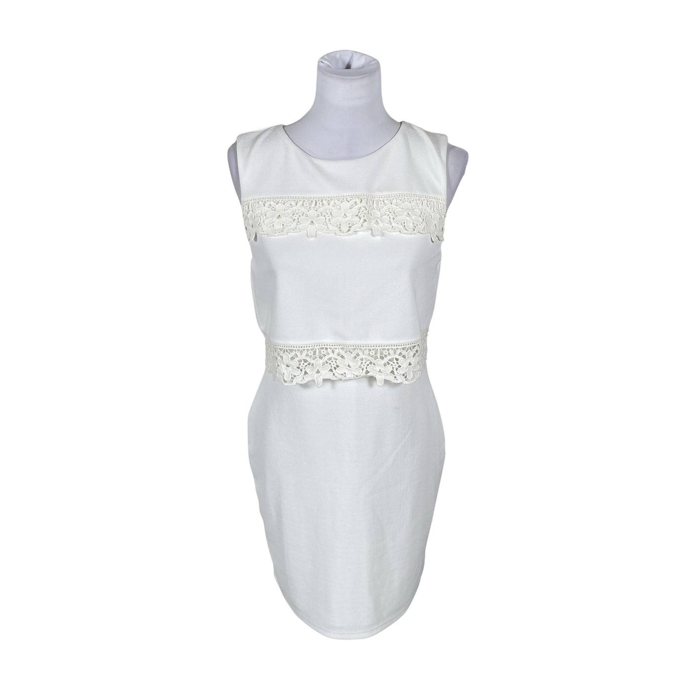 Unisex Miss Selfridge - Party dress, size 38 - White (1)