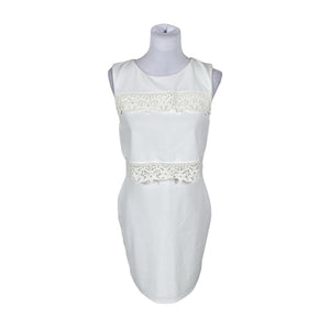 Unisex Miss Selfridge - Party dress, size 38 - White (1)