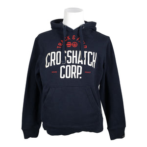 Unisex Crosshatch - Hoodie, size L - Blue (1)