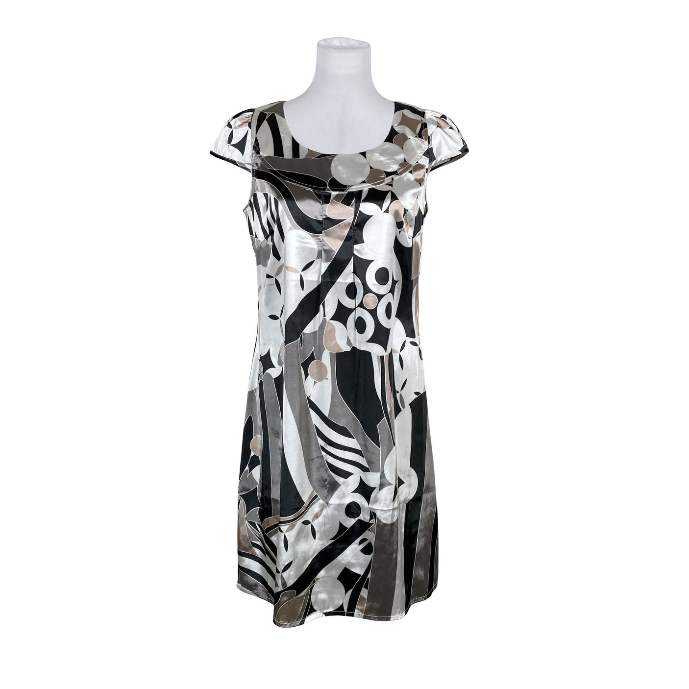 Unisex Share - Schiffon dress, size 38 - Gray (1)