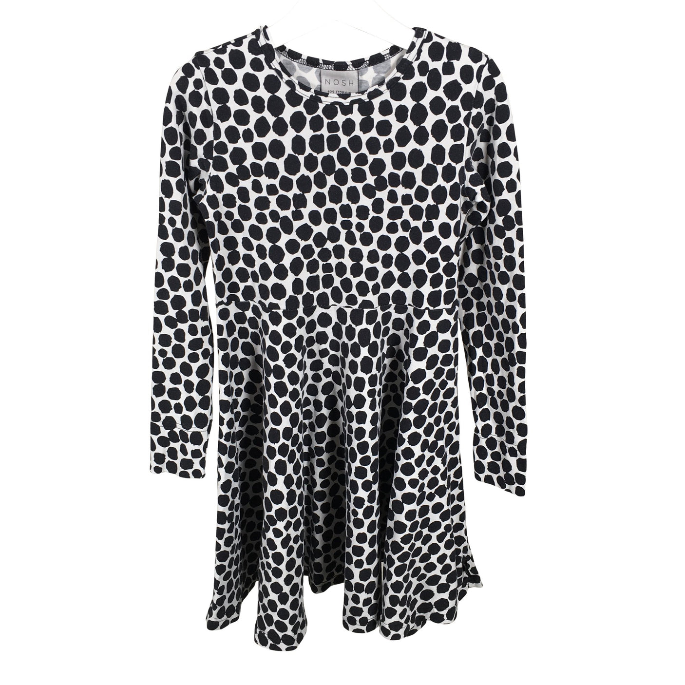 Unisex NOSH - Tricot dress, size 122 - 128 - Black (1)