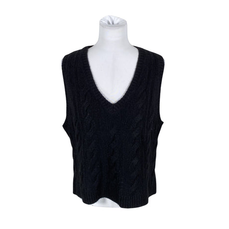 Unisex Mos Mosh - Knit vest, size 40 - Black ()