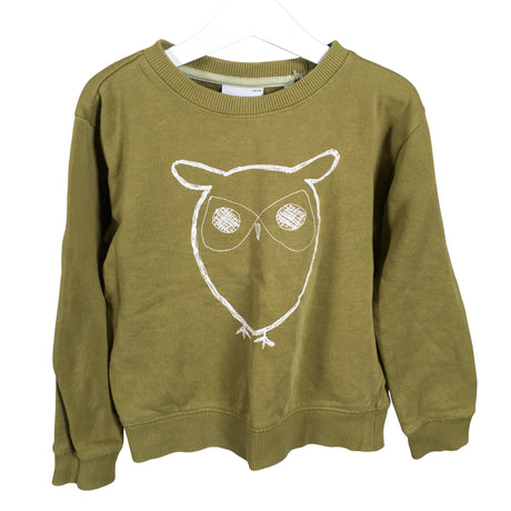 Unisex Knowledge Cotton Apparel - Sweatshirt, size 122 - 128 - Green ()
