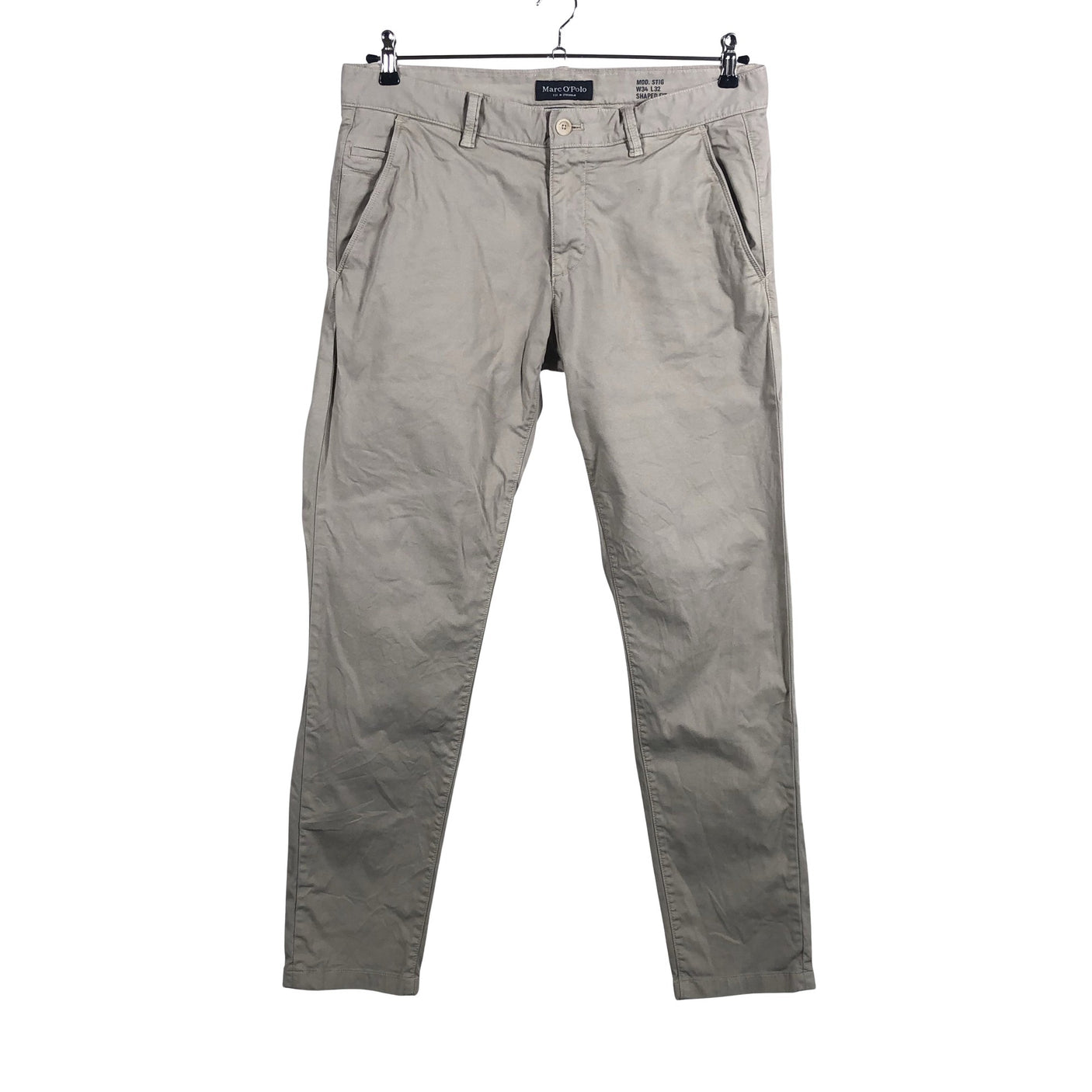 Unisex Marc O'Polo - Chinos, size W34 - Beige (1)