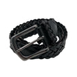 Unisex Construe - Leather belt, size Ei kokoa - Black ()