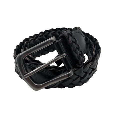 Unisex Construe - Leather belt, size Ei kokoa - Black ()