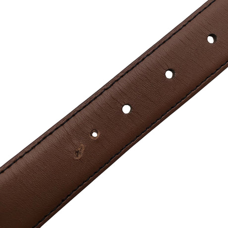 Unisex Selected - Leather belt, size Ei kokoa - Brown (2)