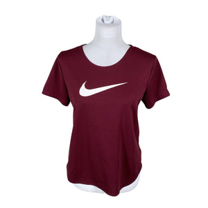 Unisex Nike - Sports shirt, short sleeve, size 38 - Wine red (1)