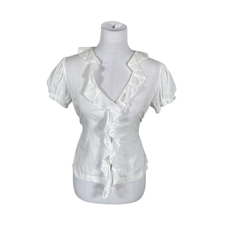 Unisex Denim & Supply Ralph Lauren - Short-sleeved blouse, size 38 - White ()