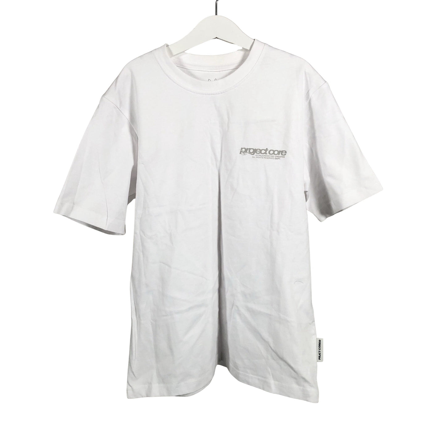 Unisex Jack & Jones - T-shirt, size 146 - 152 - White (1)