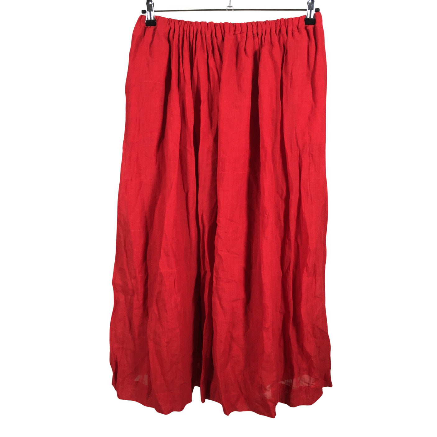 Unisex Massimo Dutti - Fabric skirt, size 38 - Red (1)