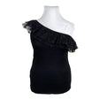 Unisex Pronto Moda - Tricot tank top, size 42 - Black ()