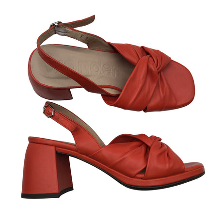 Unisex Wonders - Heeled sandals, size 36 - Red ()