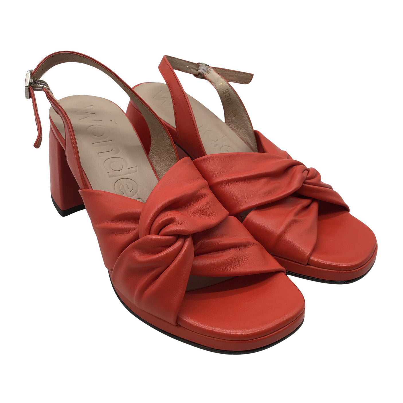 Unisex Wonders - Heeled sandals, size 36 - Red (2)