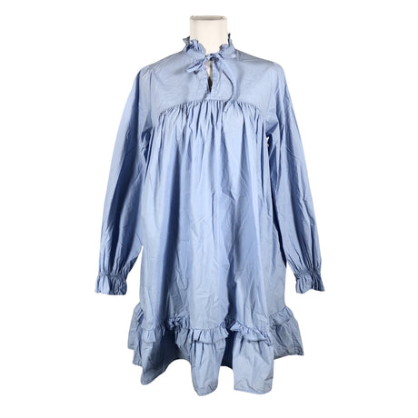 Unisex Knowledge Cotton Apparel - Dress, size 34 - Light blue ()