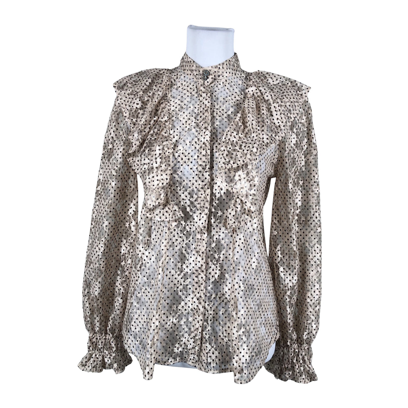 Unisex Bruuns Bazaar - Blouse, size 36 - Beige (1)