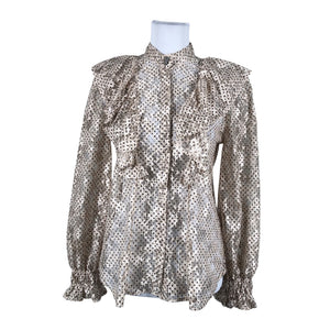 Unisex Bruuns Bazaar - Blouse, size 36 - Beige (1)