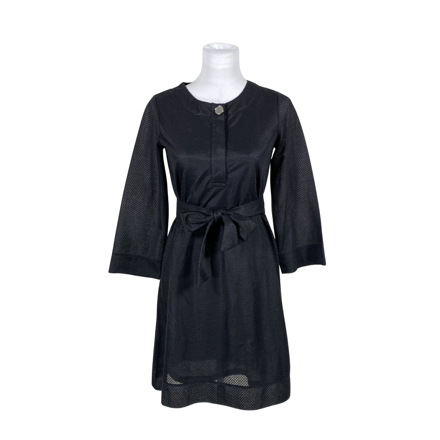 Unisex A.P.C. - Schiffon dress, size 34 - Black (1)