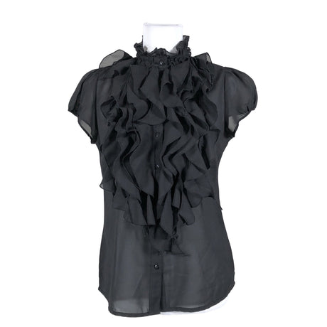 Unisex Saint Tropez - Short-sleeved blouse, size 36 - Black ()