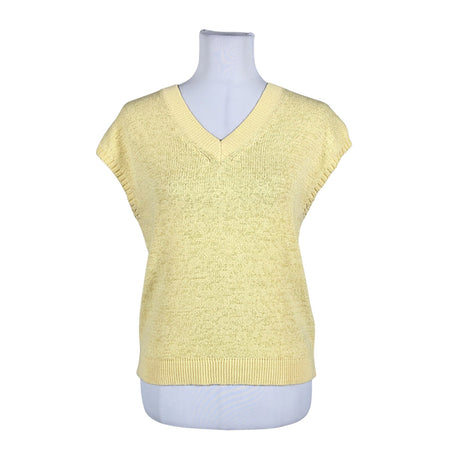 Unisex Ril's - Knit vest, size 36 - Yellow ()