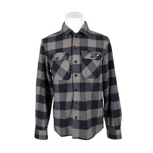 Unisex Dickies - Flannel shirt, size L - Gray (1)