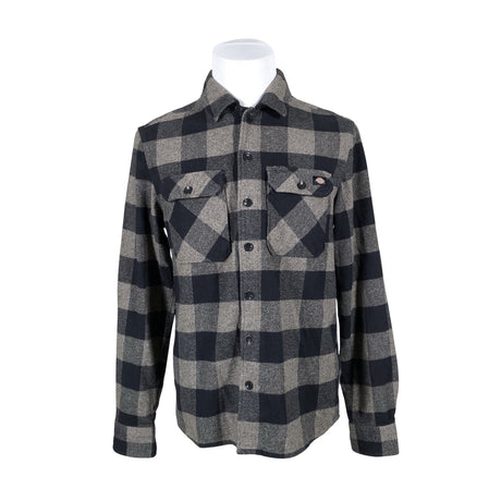 Unisex Dickies - Flannel shirt, size L - Gray ()