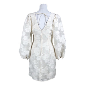 Unisex Samsoe&Samsoe - Schiffon dress, size 38 - Natural white (2)
