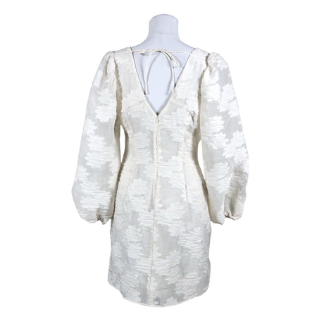 Unisex Samsoe&Samsoe - Schiffon dress, size 38 - Natural white (2)