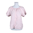 Unisex Part two - Short-sleeved blouse, size 34 - Light pink ()