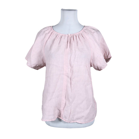 Unisex Part two - Short-sleeved blouse, size 34 - Light pink ()
