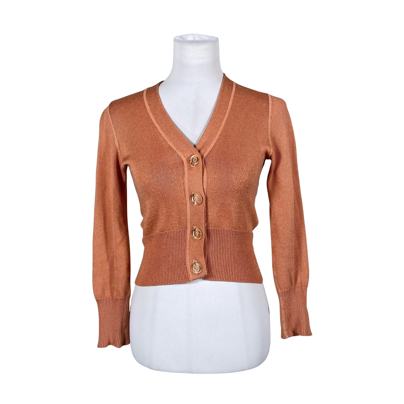 Unisex Mondi - Cardigan, size 36 - Orange (1)