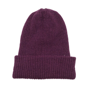 Unisex Super Yellow - Winter beanie, size 48 - 50 cm - Violet (1)