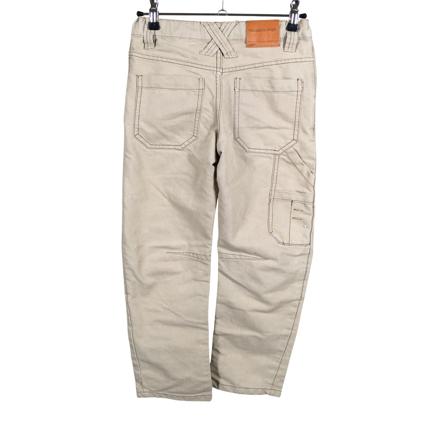 Unisex Polarn O. Pyret - Slacks, size 122 - 128 - Beige (2)