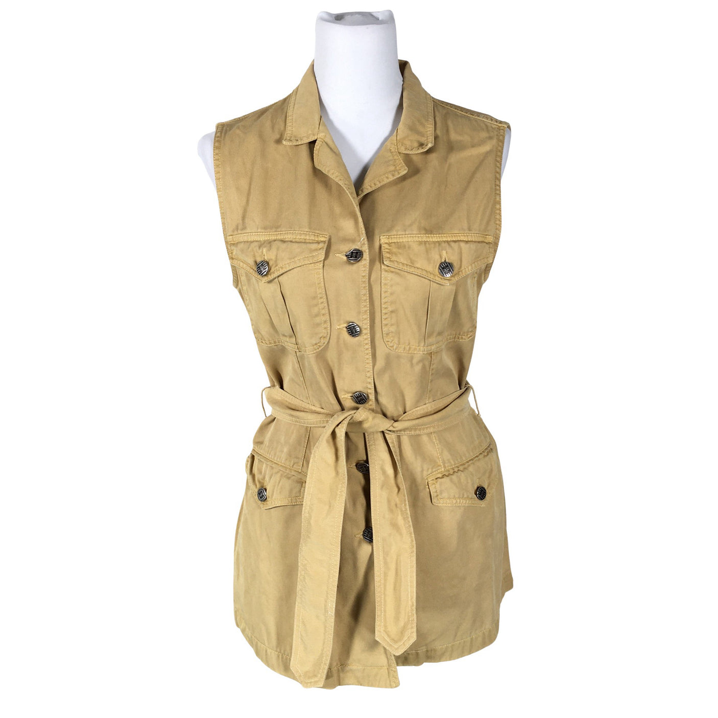 Unisex Sand - Denim tunic, size 38 - Beige (1)