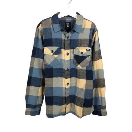 Unisex Vans - Flannel shirt, size 140 - 146 - Blue ()