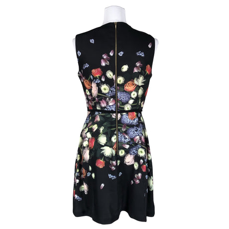 Unisex Ted Baker - Schiffon dress, size 40 - Black (2)