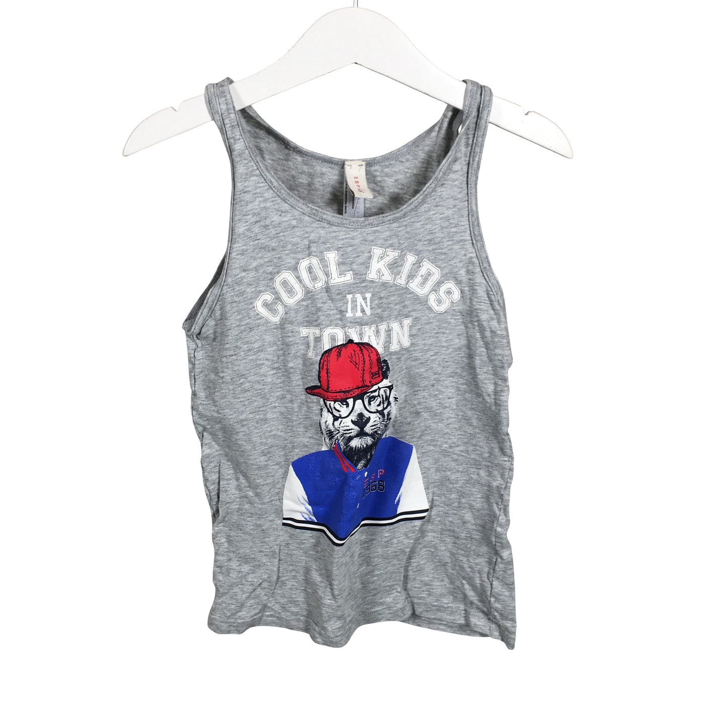 Unisex Esprit - Tricot tank top, size 128 - 134 - Gray (1)