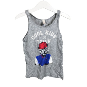 Unisex Esprit - Tricot tank top, size 128 - 134 - Gray (1)