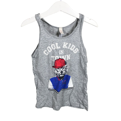 Unisex Esprit - Tricot tank top, size 128 - 134 - Gray ()