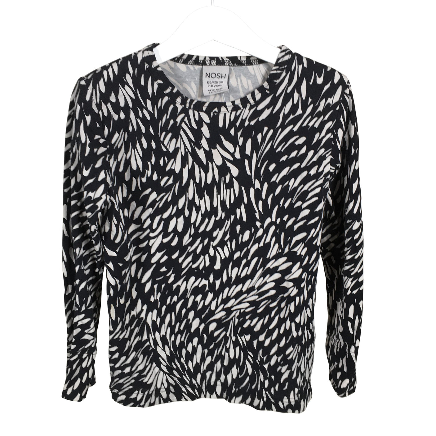 Unisex NOSH - Tricot shirt, size 122 - 128 - Black (1)