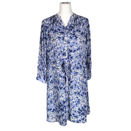 Unisex Selected - Schiffon dress, size 40 - Blue ()