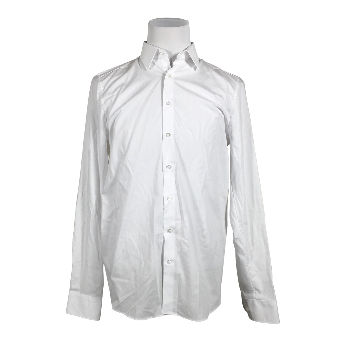 Unisex Olymp - Collared shirt, size L - White (1)