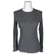 Unisex Massimo Dutti - Tricot shirt, size 40 - Gray ()