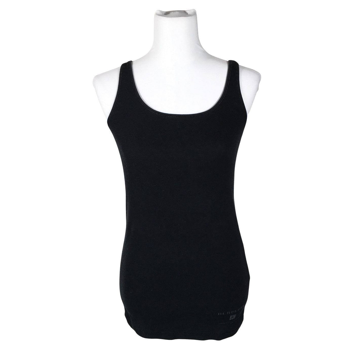 Unisex Burberry Brit - Tricot tank top, size 38 - Black (1)